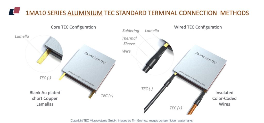 TEC Microsystems Introduces New Thermoelectric Coolers with Aluminum Plates