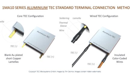 TEC Microsystems Introduces New Thermoelectric Coolers with Aluminum Plates