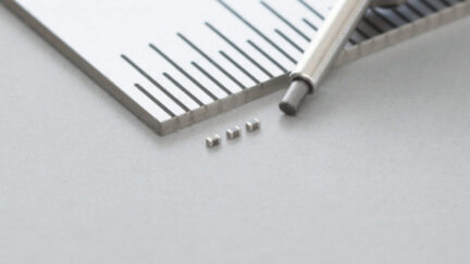 01005 inch Size Multilayer Ceramic Capacitor with a Capacitance Value of 1.0μF