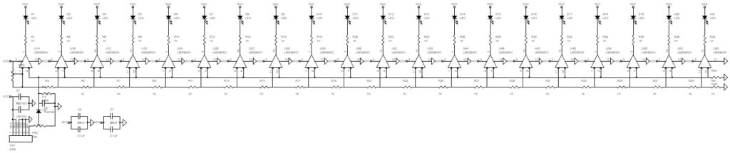 Audio VU/Sound Level Meter with LM339