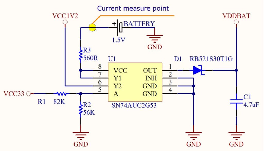 FT93xRTC External Power Switch Circuit