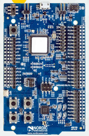 nRF52805 Bluetooth 5.2 SoC features a WLSCP, enhanced for small two layer PCB models