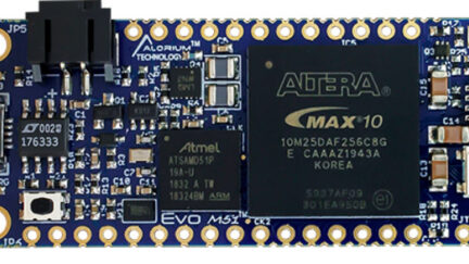 Evo M51 Compute module Features Atmel SAMD51 MCU with Intel MAX 10 FPGA