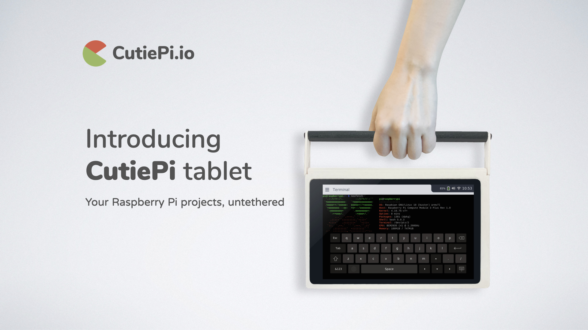 CutiePi Tablet For Your Raspberry Pi Project On The Go