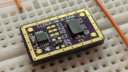 Clock Oscillator in mini package – Clock in a Can
