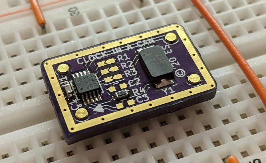 Clock Oscillator in mini package – Clock in a Can