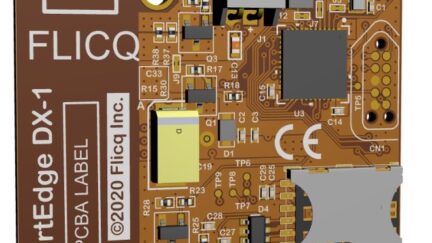 Small edge AI board monitors assets