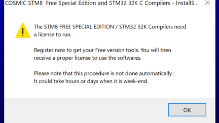 Getting Started with STM8S using STVD and Cosmic C Compiler