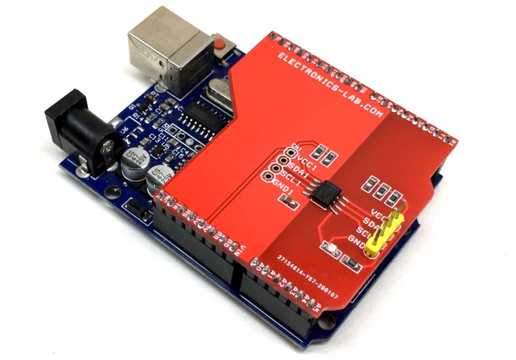 Optically Isolated Bidirectional I2C Shield For Arduino