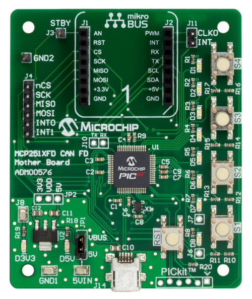Microchip MCP2518FD : External CAN FD Controller with SPI Interface
