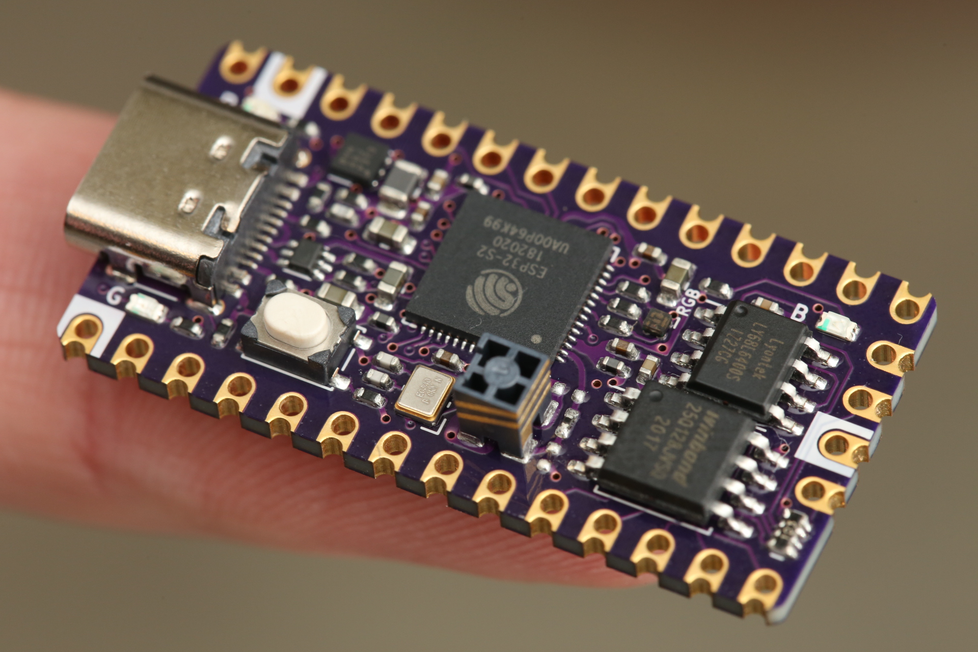 Tiny ObsidianBoa Dev Board Features Espressif Systems' ESP32-S2 Board....