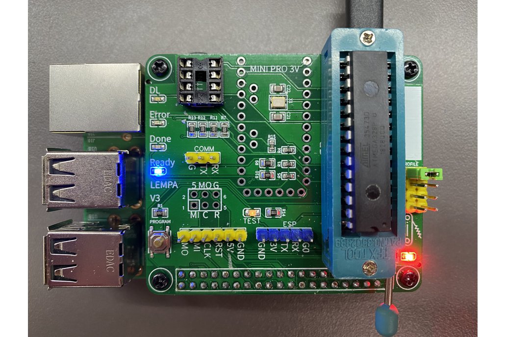Turn Your Raspberry Pi Into a Standalone AVR/ESP Programmer with LEMPA Turn Your Raspberry Pi Into a Standalone AVR/ESP Programmer with LEMPA