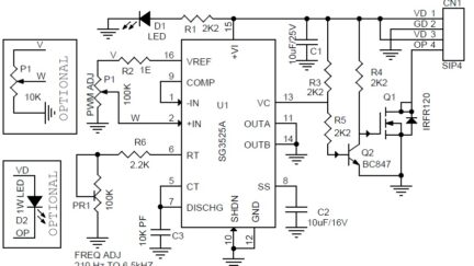 12W Dimmer with Soft Start for 12V LEDs