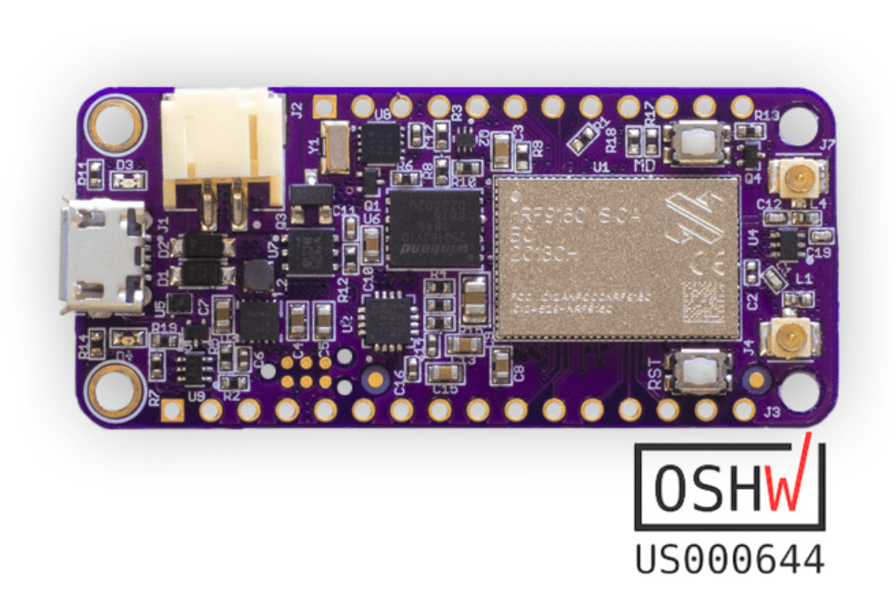 nRF9160 Feather Launches For $99 With GPS Support