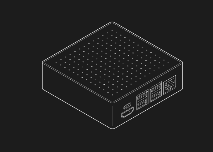 NODE Mini Server V3 Features Raspberry Pi 4 For Server or Mini PC