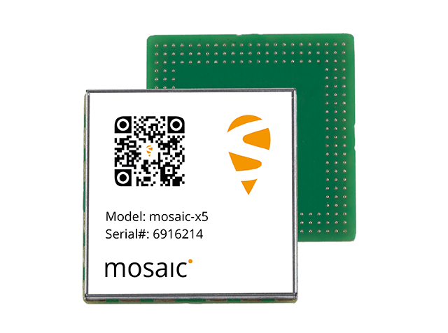 mosaic-X5™ GNSS Receiver Module can track all GNSS constellations mosaic-X5™ GNSS Receiver Module can track all GNSS constellations