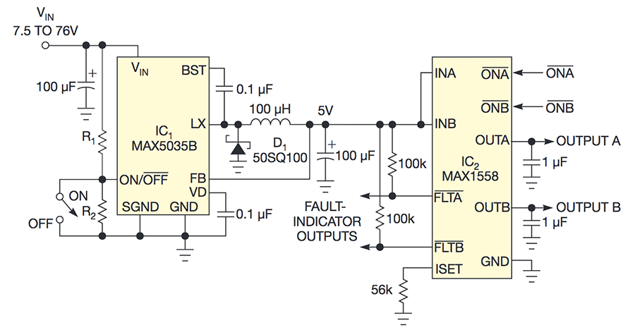 Power USB devices from a vehicle