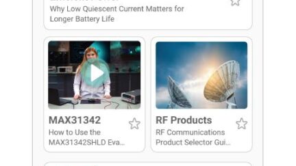 Maxim Integrated launches smartphone app for fast Access to its essential analog IC resources