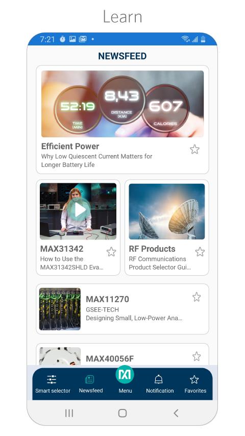 Maxim Integrated launches smartphone app for fast Access to its essential analog IC resources