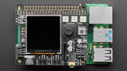 Adafruit BrainCraft HAT – Machine Learning for Raspberry Pi 4