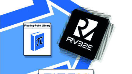 RV32E Floating-Point library offers 72% code size reduction