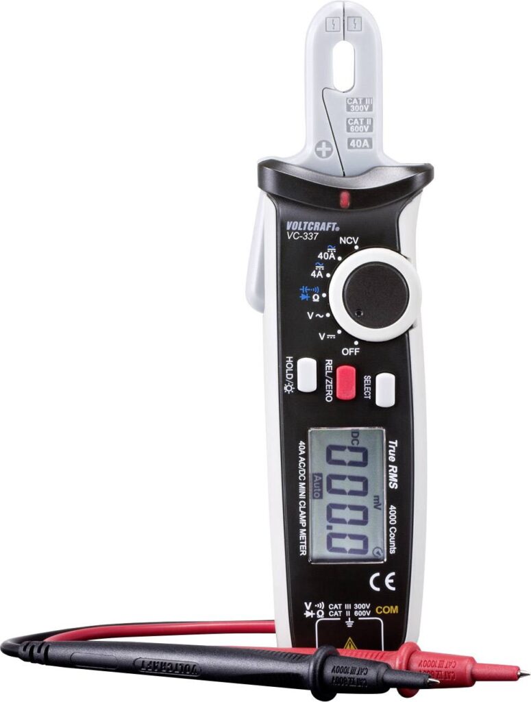 Voltcraft VC337 multimeter with ultraslim clamps from SOS electronic
