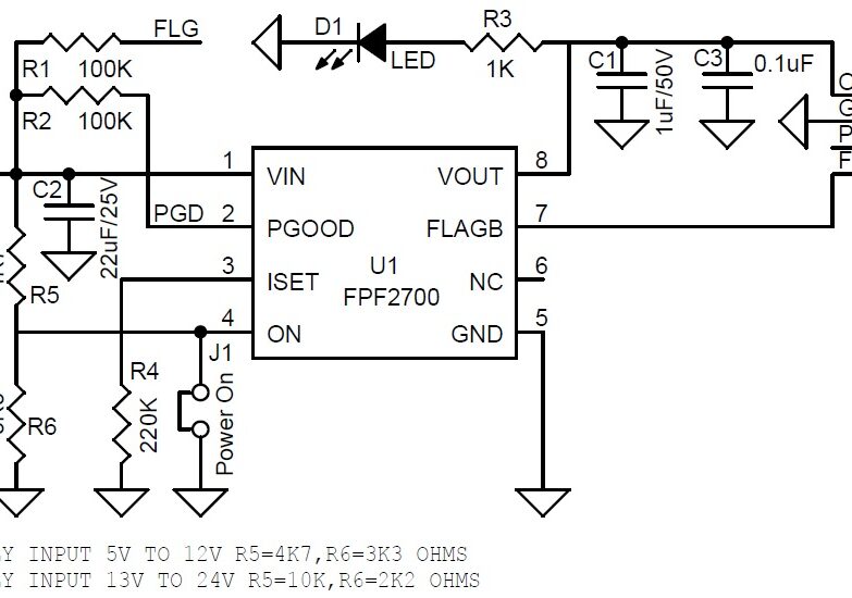 1A Over Current Protection Load Switch