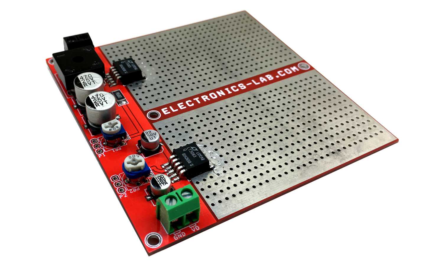 0 to 10 V Adjustable Lab Power Supply with Current Control