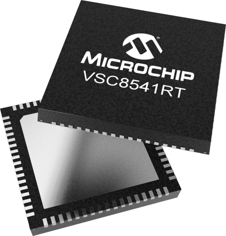 Microchip Announced New VSC8541RT Gigabit Ethernet PHY RMII / RGMII Transceiver