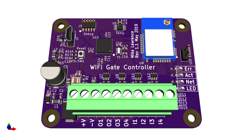 Wifi Gate Controller is Arduino Compatible