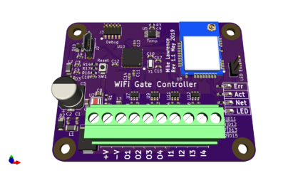 Wifi Gate Controller is Arduino Compatible