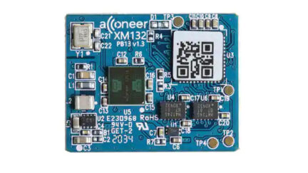 Acconeer’s Low-power XM132/XE132 Entry radar module with a solderable design features