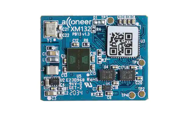 Acconeer’s Low-power XM132/XE132 Entry radar module with a solderable design features