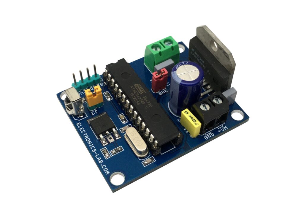 Brushed DC Motor Controller Using Infra-Red Remote  