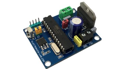 Brushed DC Motor Controller Using Infra-Red Remote  