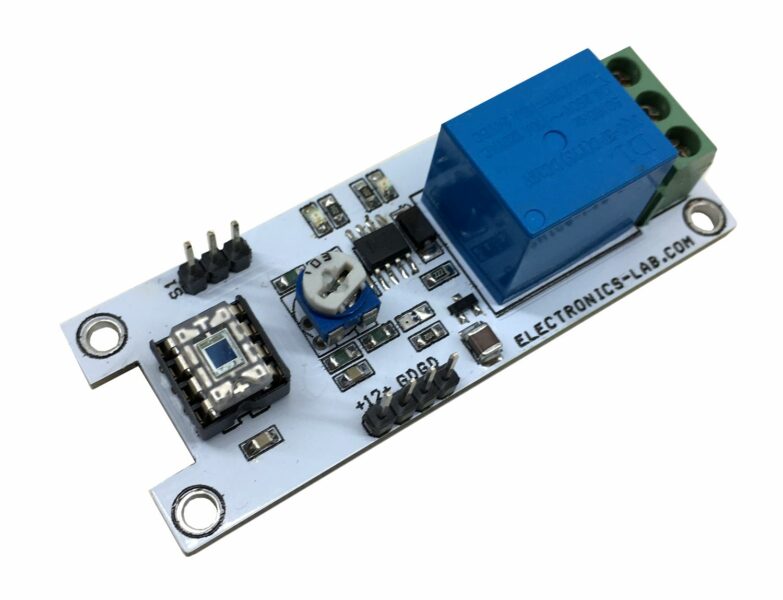 Analog Light Sensor + Light Sensitive Switch using OPT101