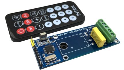 Infrared Remote-Controlled AC Load ON/OFF switch with SSR