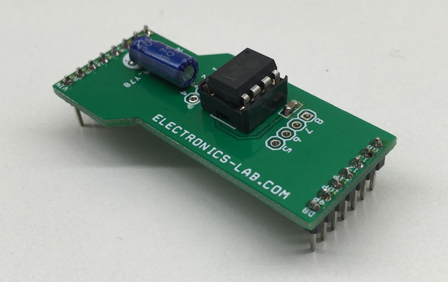 Attiny85 8-pin Arduino Programming Shield 