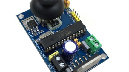 Brushed DC Motor Speed and Direction Controller Using Joystick