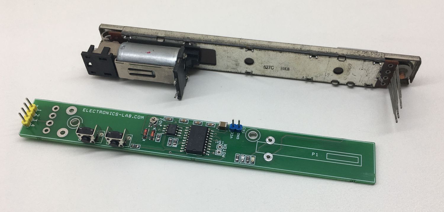 Motorized Slide Potentiometer Driver - Electronics-Lab.com