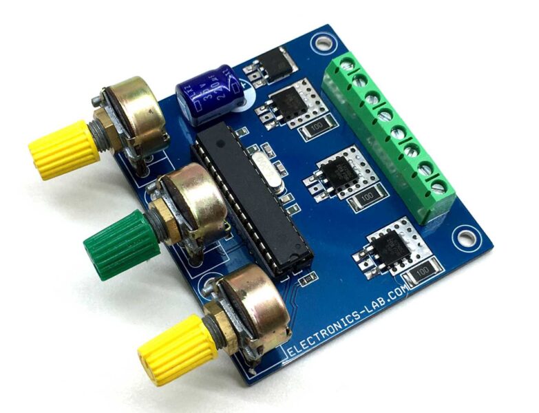 RGB LED Controller using Atmega328
