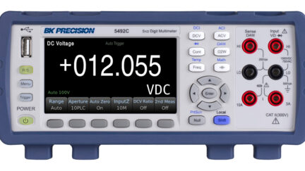 New Digit Benchtop Multimeters with Simple to Read 4.3-inch LCD