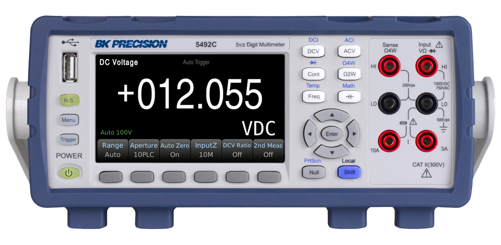 New Digit Benchtop Multimeters with Simple to Read 4.3-inch LCD