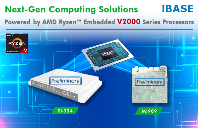 Next-Gen Computing Solutions Powered by AMD Ryzen™ Embedded V2000 Series Processors