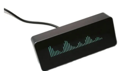 Audio Spectrum Indicator and Digital Clock with Remote Control