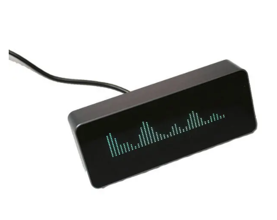 Audio Spectrum Indicator and Digital Clock with Remote Control