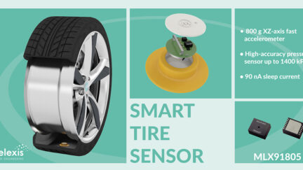 Melexis Announces World-First Combined Sensor for Smart Tires