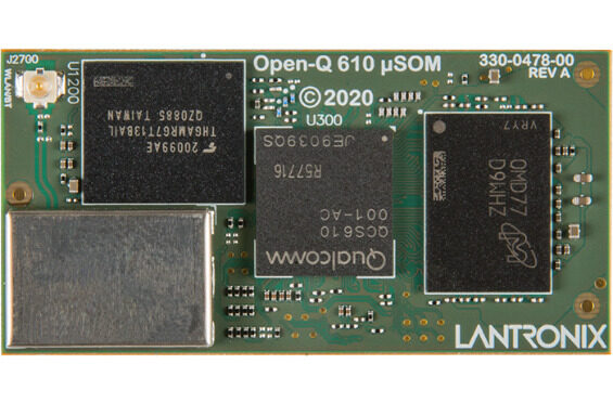 Lantronix Launches Open-Q™ 610 μSOM and Open-Q 610 Development Kit