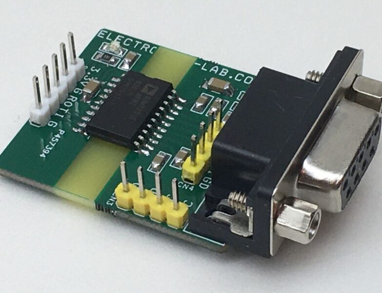 Isolated, Single-Channel RS232 transceiver (Isolated RS232 to UART)