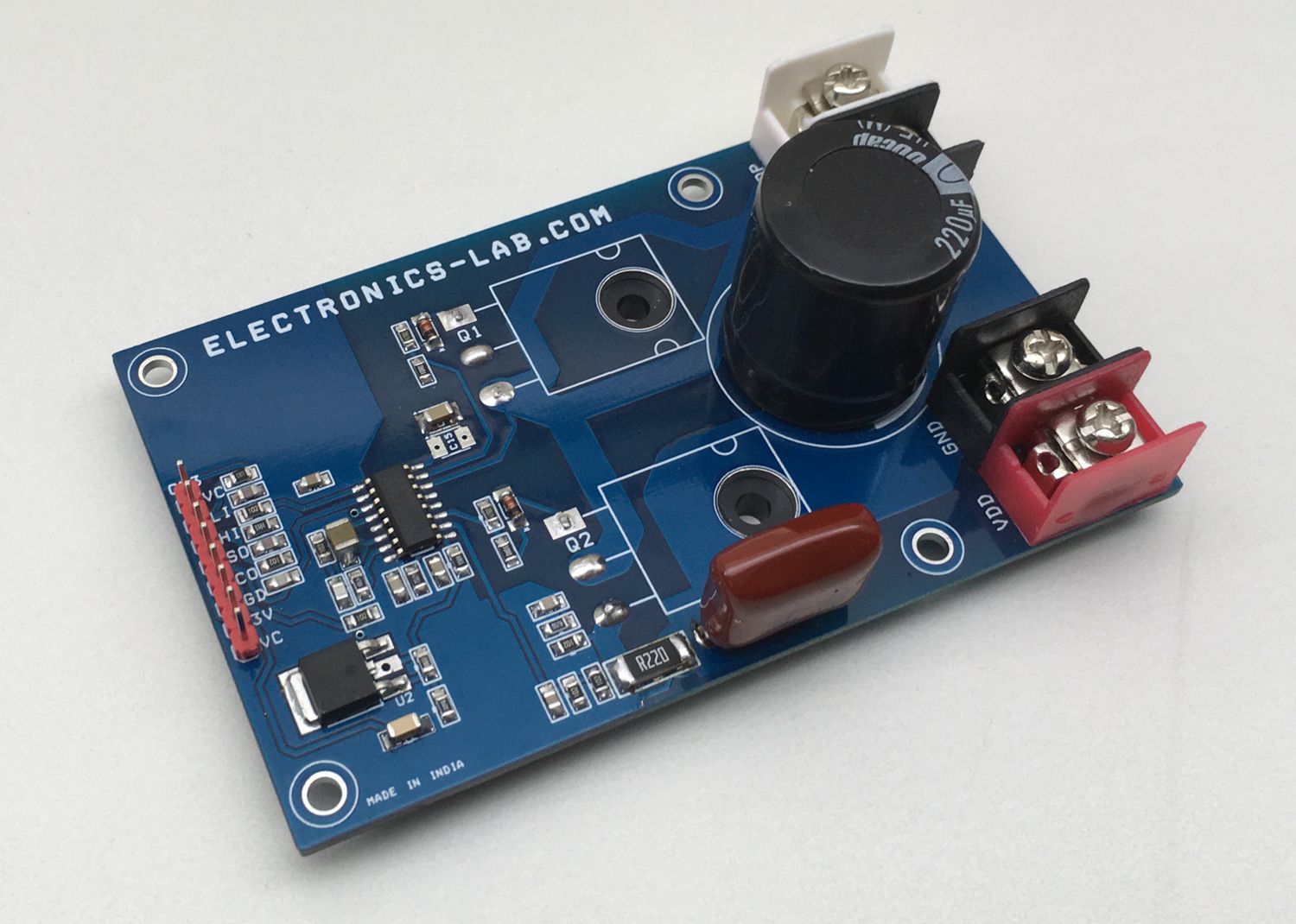 High voltage Half-Bridge with Current Feedback using L6390